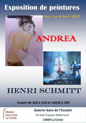 Affiche Andréa et Henri Schmitt