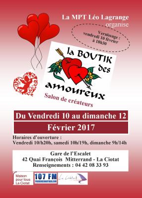 Boutik des amoureux 2017 flyers