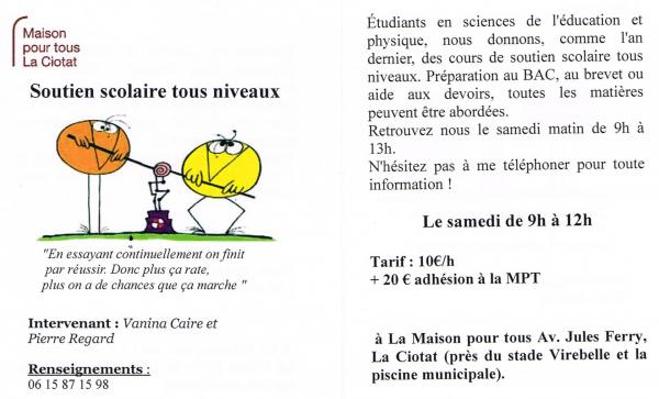 Soutien scolaire